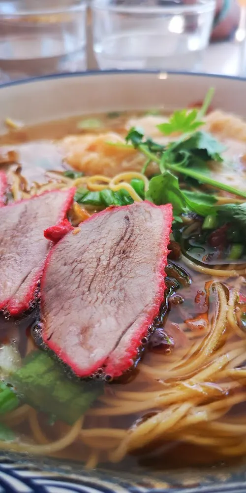 Soupe Maison Canard Laqué Ravioli Crevette